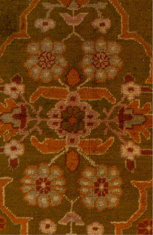 Antique Oushak Runner Rug (3' x 11')